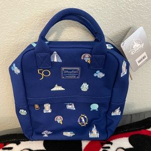 Disney Parks Loungefly WDW 50th Anniversary canvas bag - Brand NWT